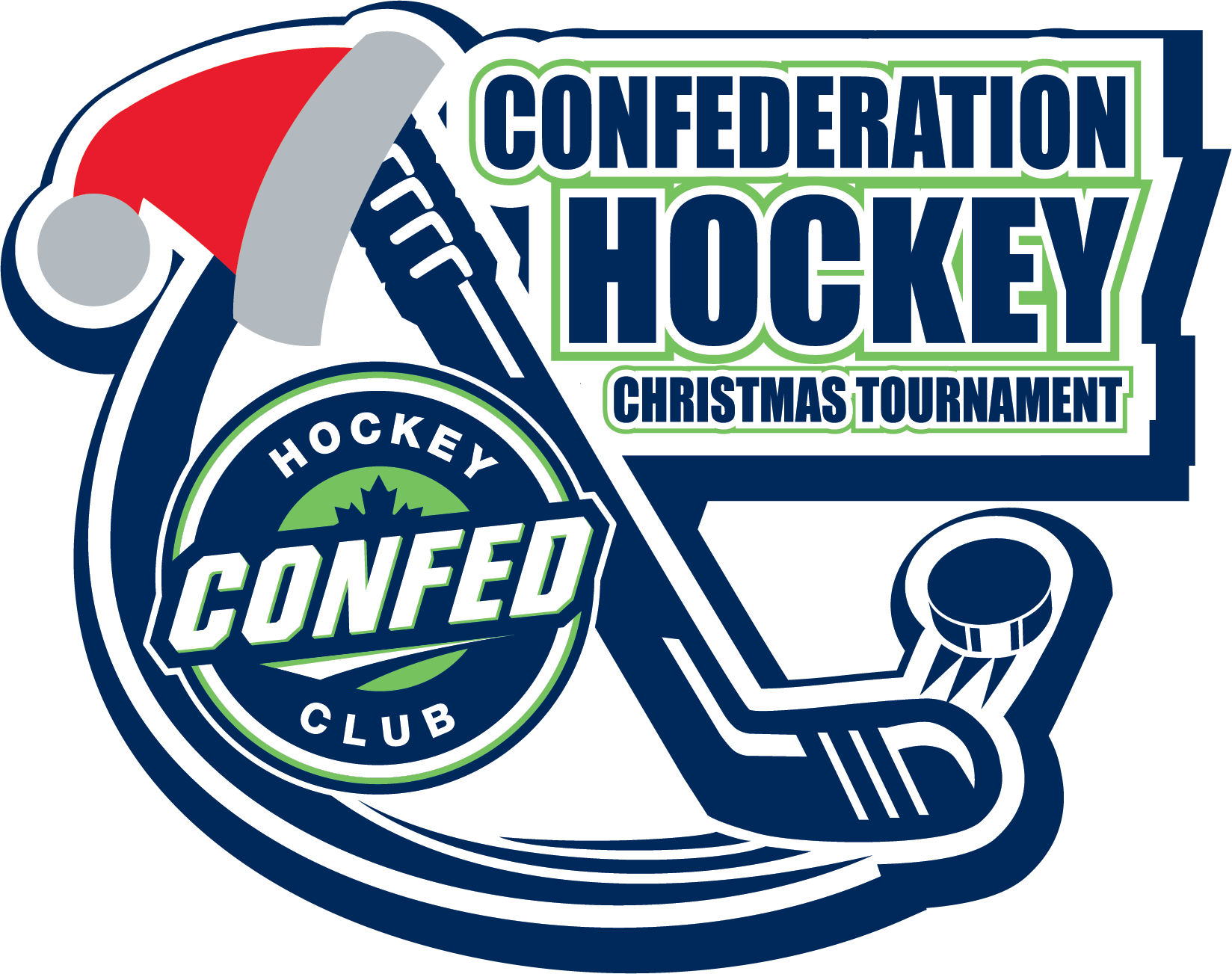 Confederation Hockey 2023 Christmas Tournament logo 10.23.23 CMYK